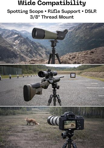 FANAUE Carbon Fiber Tripod with Fluid Ball Head, Compatible with Arca Swiss/RRS for Camera, Binoculars Telescope in Kuwait