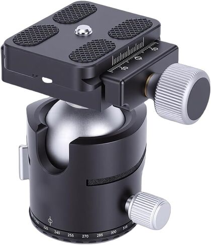 32mm Tripod Ball Head, Aluminum Quick Lock Camera Head, Compact in Saudi Arabia