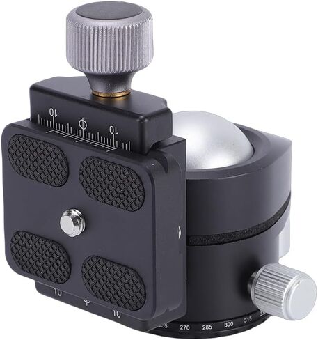 32mm Tripod Ball Head, Aluminum Quick Lock Camera Head, Compact in Saudi Arabia