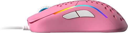 HK Gaming NAOS M Ultra Lightweight Honeycomb Shell Ambidextrous Wired RGB Gaming Mouse 12 000 cpi - 7 Buttons - 59 g (Naos-M, Prism Pink Limited Edition) in Kuwait