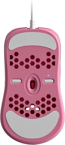 HK Gaming NAOS M Ultra Lightweight Honeycomb Shell Ambidextrous Wired RGB Gaming Mouse 12 000 cpi - 7 Buttons - 59 g (Naos-M, Prism Pink Limited Edition) in Kuwait
