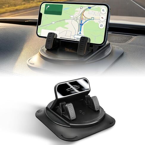 Car Dashboard Phone Holder, Anti-Slip Car Phone Holder 360 Degree Rotation in Kuwait