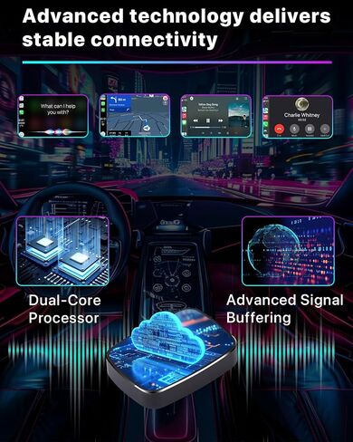 Omeyo Wireless CarPlay Adapter for CarPlay & Android Auto in Kuwait