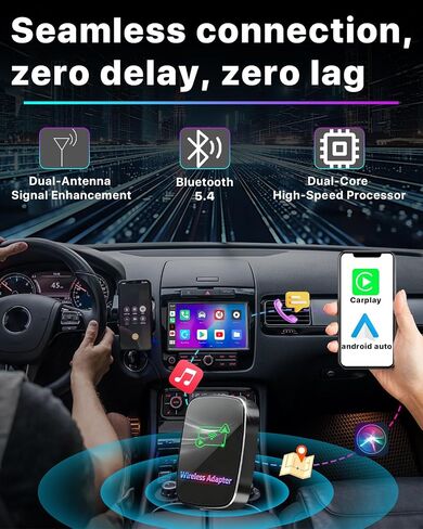 Omeyo Wireless CarPlay Adapter for CarPlay & Android Auto in Kuwait