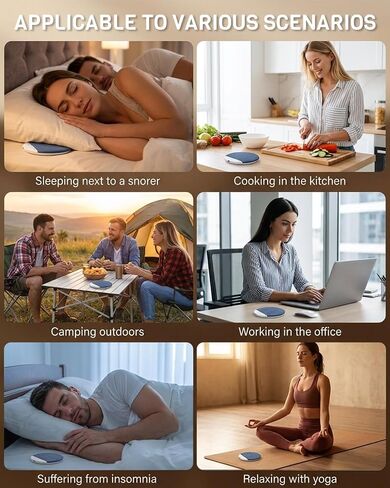 Sleep Pillow Speaker for Sleeping, 2026 Upgrade Portable Under Pillow Speaker with BT 5.4, White Noise Timer Wireless Sleep Aid, 10H Battery Life, Stereo Bass Private Sleep Speaker for Adult, Kid in Kuwait