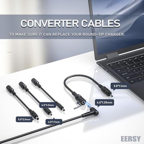 EERSY 65W Laptop Charger for Asus Vivobook 14 15 17 ZenBook Chromebook in Saudi Arabia