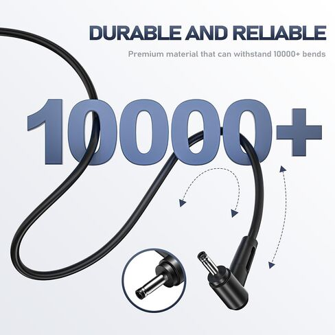 EERSY 65W Laptop Charger for Asus Vivobook 14 15 17 ZenBook Chromebook in Saudi Arabia