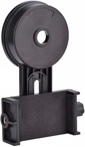 Telescope Photography Adapter Smartphone Holder Plastic Black in Kuwait