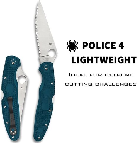Spyderco C07FS4K390 Police 4 Lightweight K390 in Kuwait