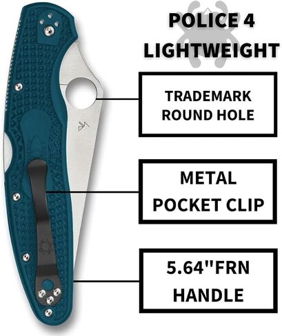 Spyderco C07FS4K390 Police 4 Lightweight K390 in Kuwait
