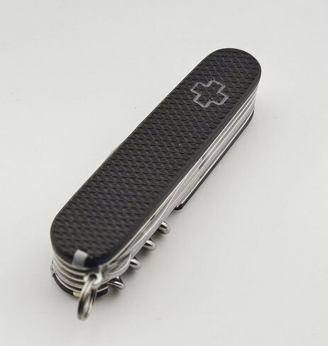 Replacement Covers For Victorinox Scales Plus 91mm Diamond Textured G10 Handles With Toothpick Tweezers Pin And Ballpoint Pen in Kuwait