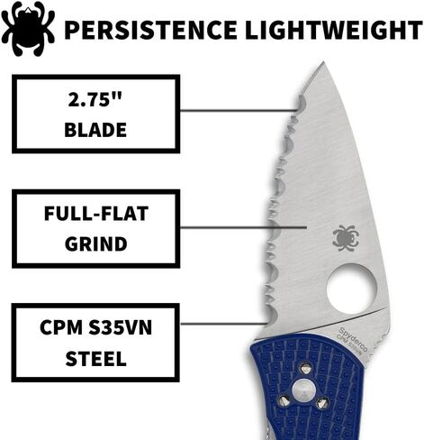 Spyderco C136SBL Persistence Lightweight CPM S35VN in Kuwait
