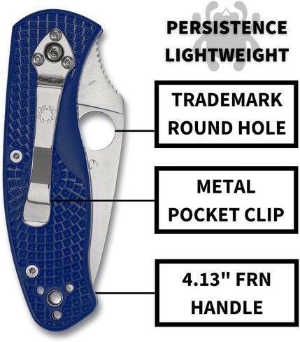 Spyderco C136SBL Persistence Lightweight CPM S35VN in Kuwait