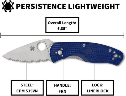 Spyderco C136SBL Persistence Lightweight CPM S35VN in Kuwait
