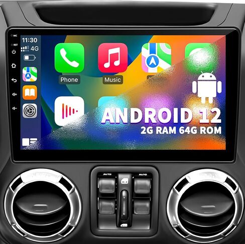 Car Stereo Radio for Jeep Wrangler JK Compass Grand Cherokee Dodge Ram 1500 in Saudi Arabia