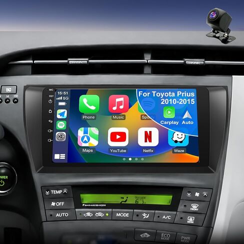 4+64G 9in Upgrade Car Radio for Toyota Prius 2010 2011 2012 2013 2014 2015 in Saudi Arabia