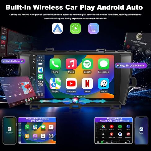 4+64G 9in Upgrade Car Radio for Toyota Prius 2010 2011 2012 2013 2014 2015 in Saudi Arabia