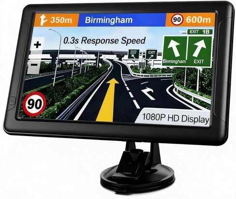 7/9 Inch Touch Screen Truck GPS for Commercial Drivers | Lifetime Free 2026 Maps, Hands-Free Voice Guidance, Custom Truck Routing & Speed Safety Alerts in Kuwait
