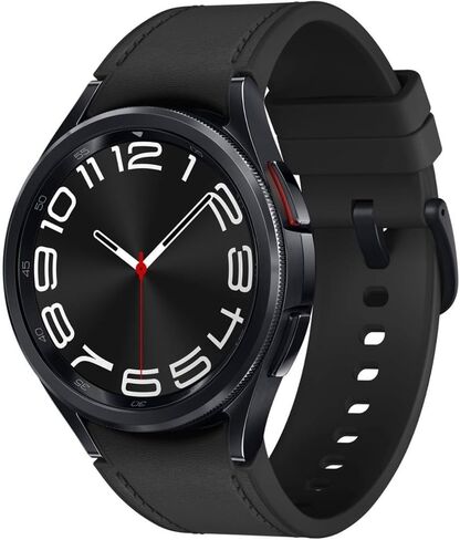 Samsung Galaxy Watch 6 Classic 43mm Smartwatch with Rotating Bezel, Fitness Tracker, Advanced Sleep Coaching, Heart Monitor - Black (Renewed) in Kuwait