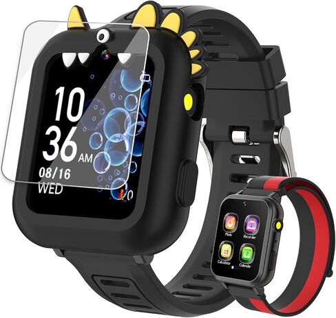 Smart Watch for Kids with 39 Games,Camera,Video,Music Player,Recorder,Alarm,Pedometer,Flashlight,Stopwatch,HD Touch Screen,Birthday Gift Toy for Girls Ages 3-12(Pink) in Kuwait
