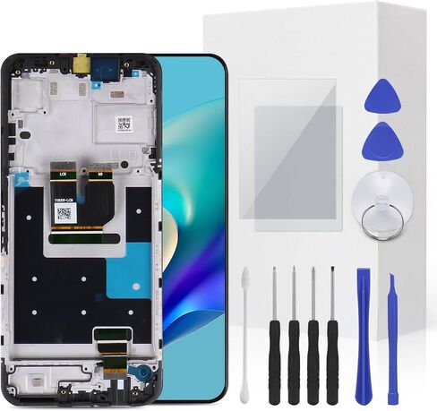 for Screen Replacement Kit Full LCD Screen Display Touch Digitizer Frame Assembly with Repair Tool for T Phone Model REVVL 8 5G 6.6inch TMRV085G in Kuwait