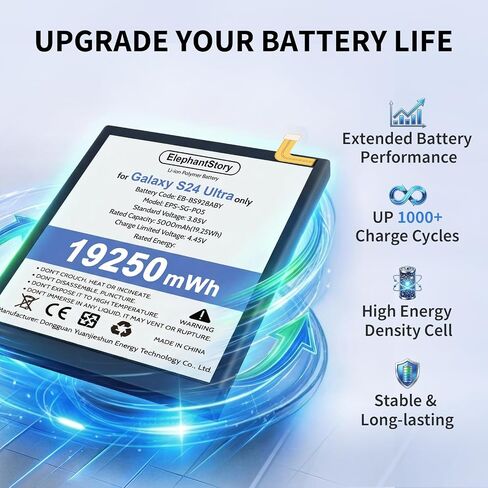 ElephantStory Replacement Battery for Samsung Galaxy S24 Ultra in Kuwait