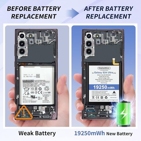 ElephantStory Replacement Battery for Samsung Galaxy S24 Ultra in Kuwait