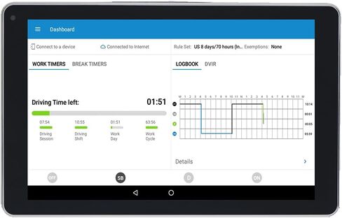 Rand McNally - OverDryve 7 Pro Truck Navigation with 7" Display, Bluetooth, SiriusXM, and Free Lifetime Maps (7PRO) in Kuwait
