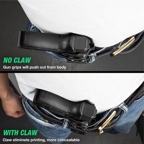 TSG Concealed IWB Kydex RH Holster with Claw & Optic Cut, Adjustable Retention & Cant Fits: G43/G43X/G43X MOS in Kuwait