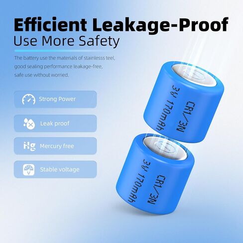 PKCELL CR1/3N 3V Lithium Battery DL1/3N 10-Pack in Kuwait