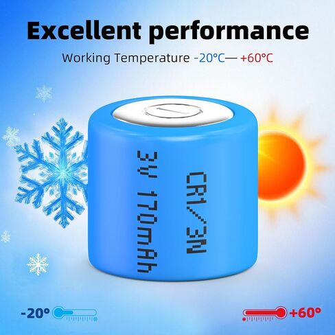 PKCELL CR1/3N 3V Lithium Battery DL1/3N 10-Pack in Kuwait