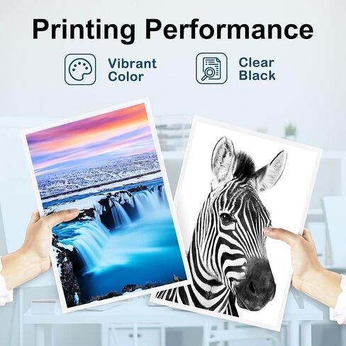 Remanufactured Ink Cartridges for Epson 802 802XL 5 Combo Pack (Black, Cyan, Magenta, Yellow) to use with Workforce Pro WF-4720 WF-4730 WF-4734 WF-4740 Printers in Kuwait