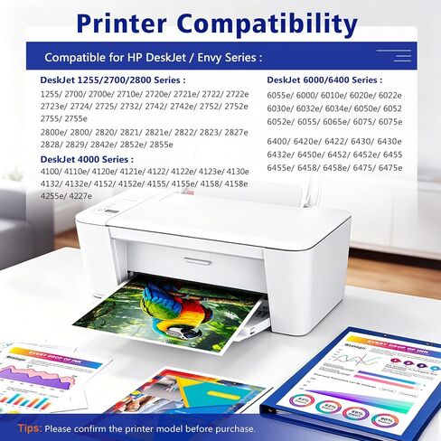 67XL Ink Cartridges Black/Color Combo Pack Replament for HP Ink 67 67XL in Kuwait