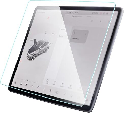 3W Tempered Glass Screen Protector for Tesla Model Y Juniper 2025-2026 in Saudi Arabia