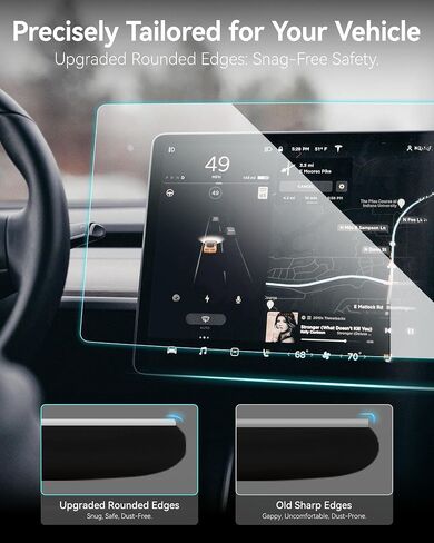 3W Tempered Glass Screen Protector for Tesla Model Y Juniper 2025-2026 in Saudi Arabia
