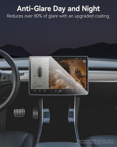 3W Tempered Glass Screen Protector for Tesla Model Y Juniper 2025-2026 in Saudi Arabia
