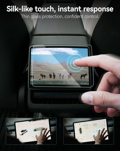 3W Tempered Glass Screen Protector for Tesla Model Y Juniper 2025-2026 in Saudi Arabia