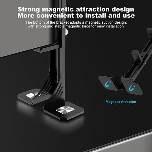 GPU Support Bracket, Video Graphics Card Support GPU Stand Holder with Magnet ,Graphics Card Support, Adjustable Anti Sag GPU Stand 35-125mm, Support GPU 4090 Thickness Support up to 75mm in Kuwait
