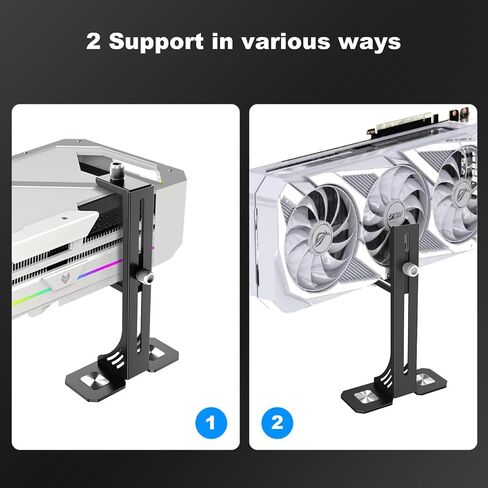 GPU Support Bracket, Video Graphics Card Support GPU Stand Holder with Magnet ,Graphics Card Support, Adjustable Anti Sag GPU Stand 35-125mm, Support GPU 4090 Thickness Support up to 75mm in Kuwait