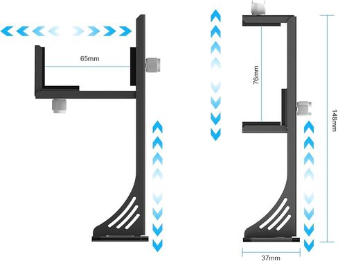 GPU Support Bracket, Video Graphics Card Support GPU Stand Holder with Magnet ,Graphics Card Support, Adjustable Anti Sag GPU Stand 35-125mm, Support GPU 4090 Thickness Support up to 75mm in Kuwait