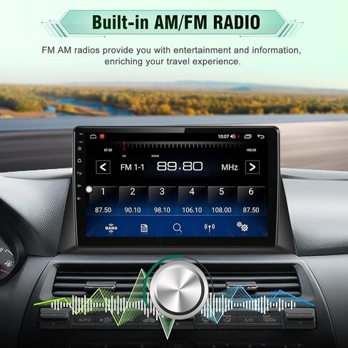 Car Radio Stereo for Honda Accord 2008-2013, CarPlay Android Auto in Saudi Arabia