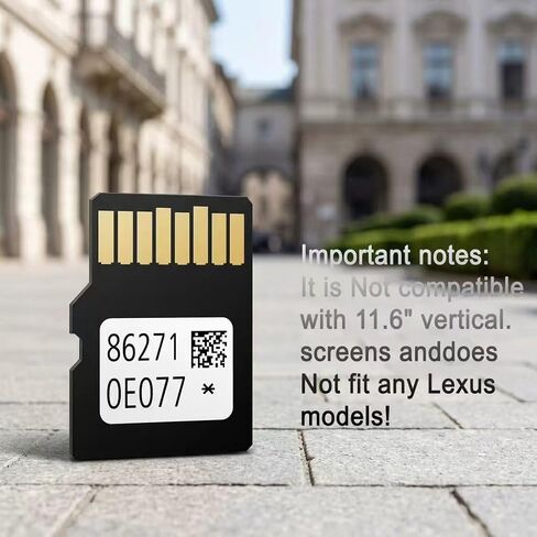 2025-2026 Navigation SD Card 86271 0E077 Compatible with Toyota Camry Corolla Highlander Mirai Prius Sequoia Sienna Tacoma Tundra Venza Rav4 4Runner Avalon Sync USA/CAN in Kuwait