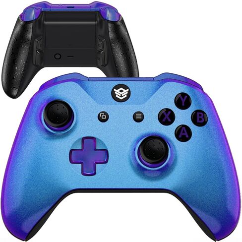 HEXGAMING ULTRA ONE Wireless Controller for Xbox Series X & S, for Xbox One, for Windows 7/8/10-4 Back Buttons - Hair Triggers - Interchangeable Thumbsticks - 6 Profiles - Chameleon Purple Blue in Kuwait