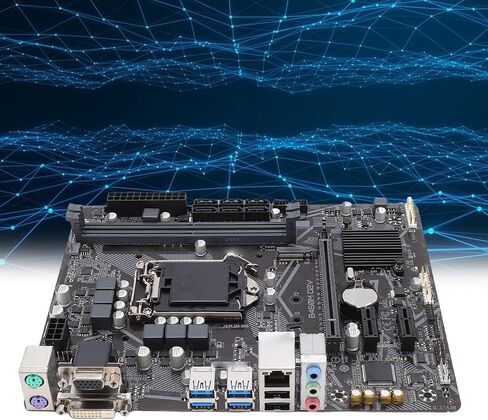 GOWENIC B460M D2V Computer Motherboard, LGA 1200 DDR4 M ATX PC Gaming Motherboard for Core i9 i7 i5 i3, Serial ATA III, DVI and VGA Port, USB 3.2, USB 2.0, 1xPCI E X1 in Kuwait