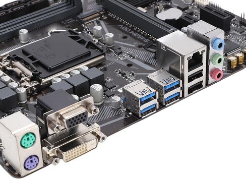 GOWENIC B460M D2V Computer Motherboard, LGA 1200 DDR4 M ATX PC Gaming Motherboard for Core i9 i7 i5 i3, Serial ATA III, DVI and VGA Port, USB 3.2, USB 2.0, 1xPCI E X1 in Kuwait