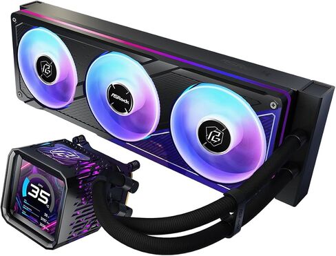 ASRock X870E Nova WiFi Motherboard & Phantom Gaming 360 LCD AIO Cooler Bundle | Flagship AM5 Platform with 3.4" LCD Display in Kuwait