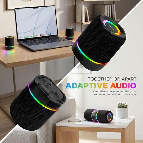 iHome 2-in-1 Portable Wireless Bluetooth Speaker with RGB Lights in Kuwait