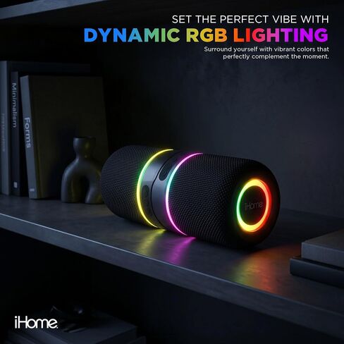 iHome 2-in-1 Portable Wireless Bluetooth Speaker with RGB Lights in Kuwait