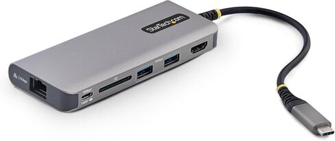 StarTech 6-in-1 USB-C Mini Dock, 4K HDMI, 140W PD, 10Gbps, 2.5GbE, SD in Kuwait
