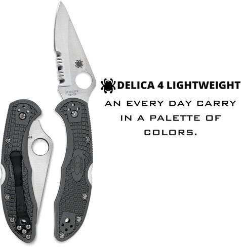 Spyderco Delica 4 Lightweight Signature Folding Knife, CombinationEdge in Kuwait